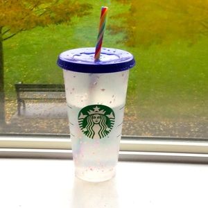 Starbucks confetti colour changing cup